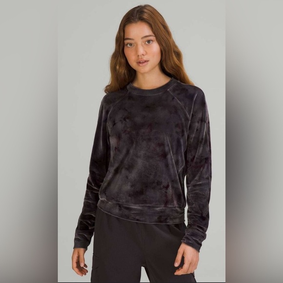 Lululemon Velour Warm Down Crew - Dark Grey - Picture 1 of 4